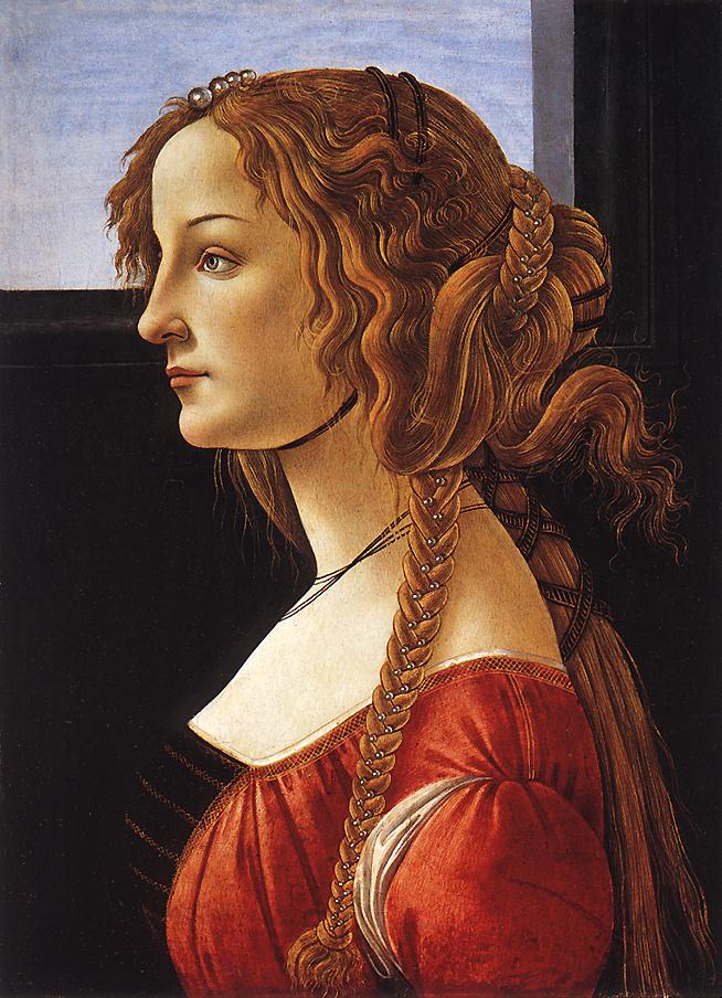 BOTTICELLI, Sandro Portrait of a Young Woman 223ff